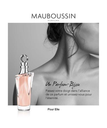 Mauboussin - Pour Elle 100ml (3.3 Fl Oz) - Eau de Parfum for Women - Floral & Fruity Scents 3.3 Fl Oz (Pack of 1) - Buy Online on GoSupps.com