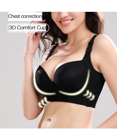 Yhybn Plus Size Seamless Minimizer Bra for Women | Full Coverage Wireless Shaper BH in Gray - Size 40/90CDE - Soft Support for Everyday & Sports - Buy Online on GoSupps.com