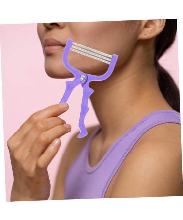 3pi ces pilateurs Faciaux Ressort Portables Acier Inoxydable Kit de Rasoirs pour liminer les Poils du Visage Outils de Beaut pour Front Joues Menton Couleur Al atoire - Buy Online on GoSupps.com