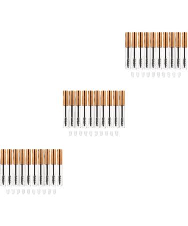 30 Pcs Mascara Empty Tube Mini Containers Empty Mascara Tube Travel Gold and Silver Eyelash - Buy Online on GoSupps.com