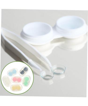 Solustrie 12-Sentence Contact Lens Container with Tweezers - Durable Plastic Organizer & Holder for Easy Storage | Ideal for Daily Use - Buy Online on GoSupps.com