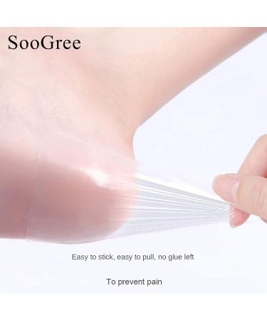 Ultra-Thin Heel Protectors Stickers | Waterproof Anti-Wear Foot Care Pads - Invisible Protection Against Cracked Heels (30 Pack - Buy Online on GoSupps.com