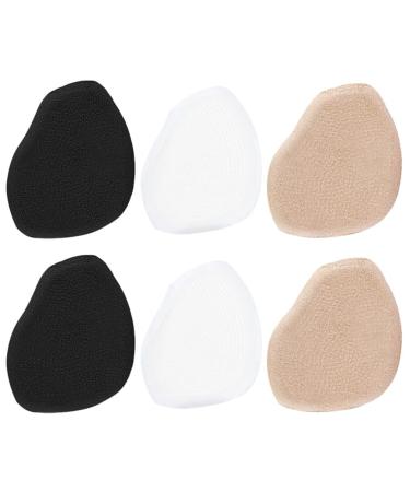 3 Pairs Forefoot Half Size Pad Shoes Forefoot Pads Forefoot Support Pads High Heel Supply Non-Skid Pads High Heels Pads High Heel Cushions Nonslip Forefoot Cushion Shoe Inserts