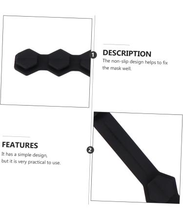 Clispeed 10 Pcal Masking Hook Silicone Linyard - Black Mask Extension Cord Buckle Anti-Strangulation Ear Hooks for Face Masks - International Shipping Available - Buy Online on GoSupps.com