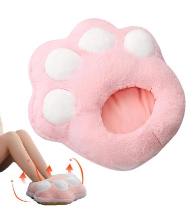 FECFUCY Heated Foot Warmers - Cozy Cat Paw Heating Pillows for Office & Travel | Pink Claw Model - Buy Online on GoSupps.com