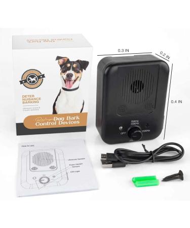 Anti-Bark Device for Dogs - 3 Modes 33ft Rechargeable Ultrasound Training - Effective Bark Stopper for Small & Large Dogs - Buy Online on GoSupps.com