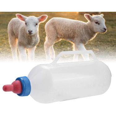 Lamb Milk Bottle  1l White Plastic Lamb Milk Feeder with Handle and Detachable Nipple  for Lambs Sheep - Buy Online on GoSupps.com