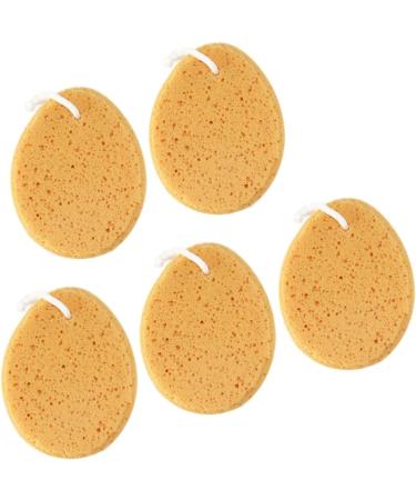 Shop Housoutil 5pcs Soft Bath Sponges - Ideal for Sensitive Skin & Baby Bathing | Foam Bubble Maker & Loofah Dish Sponge - Buy Online on GoSupps.com