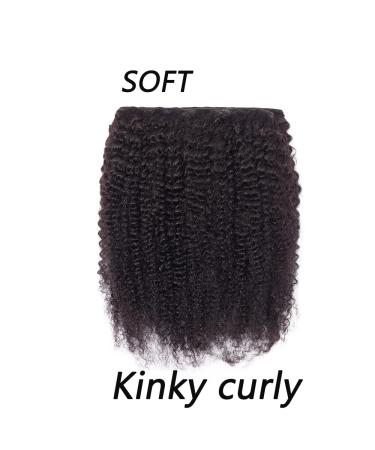 Rich Choices Clip-In Extensions | Real Afro Kinky Curly Hair | 35cm 110g 8PCs | Natural Black (#1B) - Thick & Luxurious - Buy Online on GoSupps.com