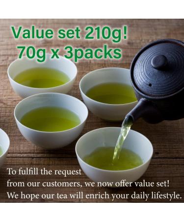  First Flush Saemidori Cultivar Premium Kabusecha Deep Steamed Green Tea Fukamushi Sencha Loose Leaf from Kagoshima Japan | Japanese Tea KIMIKURA (210g/7.2oz (70gx3packs set)) - Buy Online on GoSupps.com