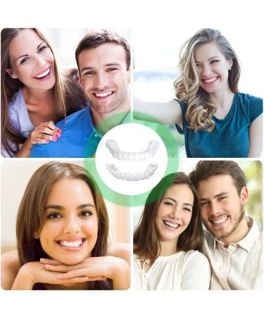 2 Pairs Cosmetic Veneers - False Teeth for Men & Women | Perfect Smile Dentures - Buy Online on GoSupps.com