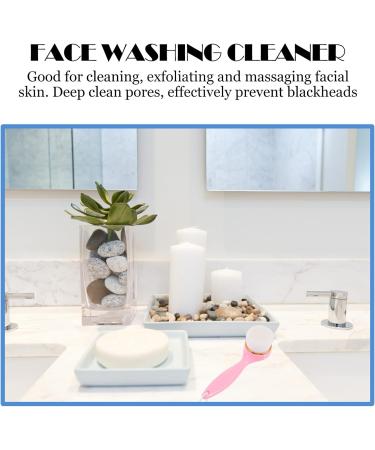 Shop the Best Manual Facial Brush - Pink Exfoliating & Cleansing Tool for Deep Pore Skin Care - Buy Online on GoSupps.com