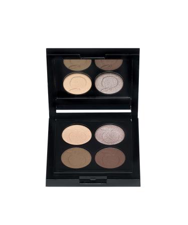 IDUN Minerals Eyeshadow Palette - 4-Pan Selection Of Color-Rich Shades - Designed To Enhance All Skin Tones  Featuring A Built-In Mirror - Lavendel - 4 x 0.03 oz  Brown Purple  (I0096080)