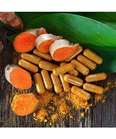 Buy 240 Bio Turmeric Capsules 600mg - High Dose Certified Organic Vegan Raw Food Additive-Free Gentle Processing 173.5g - International Shipping Available - Buy Online on GoSupps.com