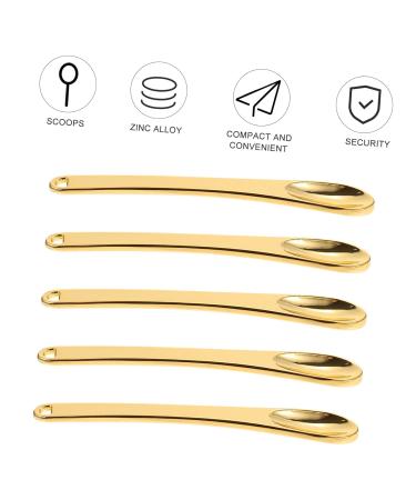 FRCOLOR 25 PCS Face Cream Scoop & Metal Spatula Set - Makeup Applicators & Scrapers for Beauty Masks - 5 Golden Spoons Included - Buy Online on GoSupps.com
