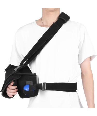 Shoulder Abduction Sling & Immobilizer - Pain Relief Arm Pillow for Rotator Cuff Injury Surgery Support Dislocated Arm - Includes Pocket Strap - Buy Online on GoSupps.com
