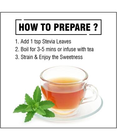 Online Quality Store Stevia Leaves 100g Zero Calorie Stevia Leaves Whole sheet - Buy Online on GoSupps.com