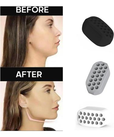 Ikadiya 3-Piece Jawline Trainer | Silicone Jaw Exerciser - Hygienic & Odorless Facial Coach for Men & Women - Buy Online on GoSupps.com