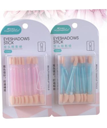 Housoutil 24pcs Eye Shadow Double Head Eyeshadow Brush Eyeshadow Brush Kit Makeup Brush Miss Accessories Oval - Buy Online on GoSupps.com