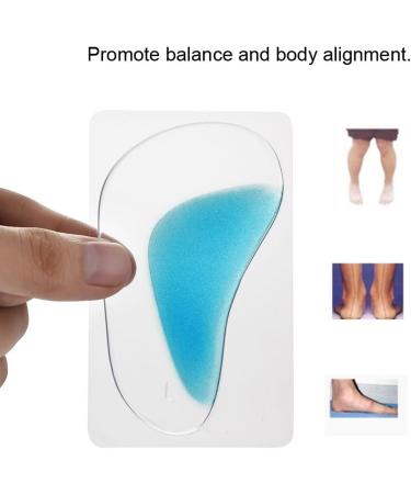 Silicone Arch Support Insoles - Blue 20 cm | Comfortable Foot Support for All Day Relief - International Shipping Available - Buy Online on GoSupps.com