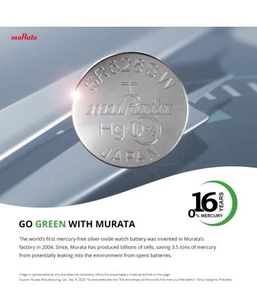 Murata 395/399 Battery SR927/W/SW 1.55V Silver Oxide - 5 Pack | International Shipping Available - Buy Online on GoSupps.com