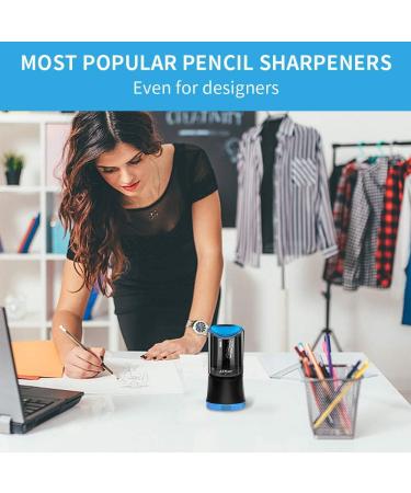 AFMAT Artist Pencil Sharpener  Charcoal Pencil Sharpener  Long Point Pencil Sharpener  Art Pencil Sharpener for 6-9.6mm Large Pencils  Rechargeable Pencil Sharpeners for Art Pencils-Blue - Buy Online on GoSupps.com
