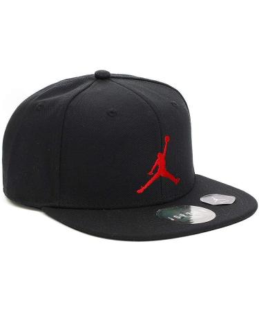Nike Jordan Big Boys' Retro Jumpman Snapback Hat - Black/Red - Youth Size - Buy Online on GoSupps.com