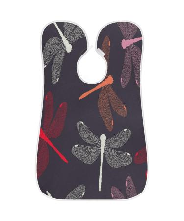 Funny Dragonfly Beard Bib Apron - Non-Stick Waterproof Grooming Cape for Men with Suction Cups | Ideal Gift for Shaving & Trimming - Buy Online on GoSupps.com