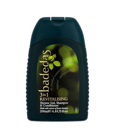 Badedas Revitalising Shower Gel Shampoo & Conditioner 200ml (PACK OF 2)