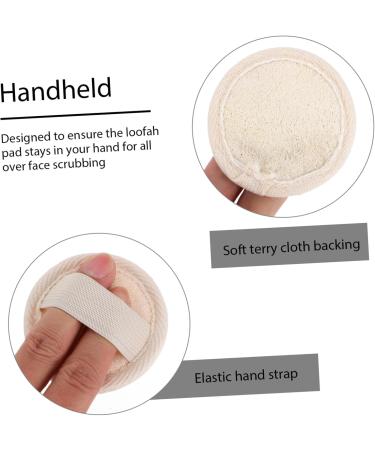 minkissy 3 Sets Loofah Face Wash Natural Loofah Facial Scrub Pad Women Cleaning Pads Loofah Makeup Puff Makeup Powder Puffs Facial Puff Round Makeup Sponge Cotton Makeup Set Miss Make up - Buy Online on GoSupps.com
