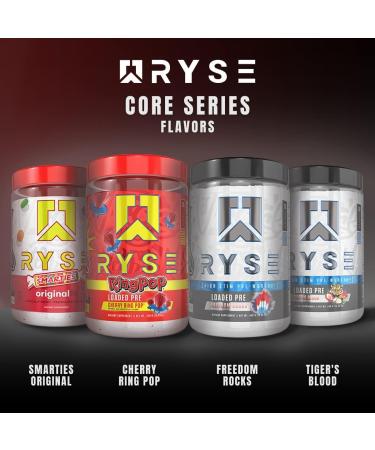Ryse Core Series Loaded Pre Workout - High Stim Pre-Workout Pump Energy Strength 390mg Caffeine 4.5 Grams Pure L 420 g (Pack of 1) Freedom Rocks 30 Servings (Pack of 1) - Buy Online on GoSupps.com