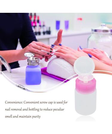 Distributeur de pompe vide en plastique de 120 ml avec Pour bonne tanch it bouteille transparente d'alcool avec couvercle rotatif pour vernis - Buy Online on GoSupps.com