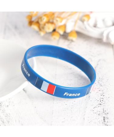 Besportble 36 STK Soccer Bracelets - France Silicone Sport Armband Rubber Wristbands | International Shipping - Buy Online on GoSupps.com