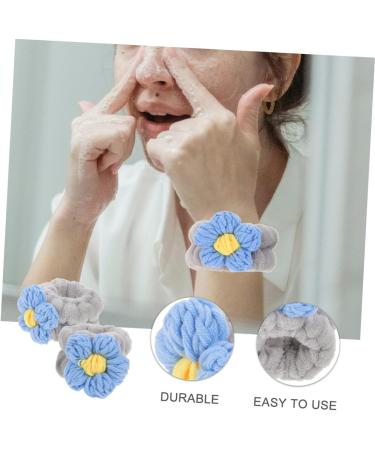 FOMIYES 2 Paires De Bandes De Cheveux Pour Le Lavage Du Visage Bande De Lavage Du Poignet Serviette D' vier Bandes De Poignet Pour Se Laver Le Visage Bracelet De Spa Bracelets De - Buy Online on GoSupps.com