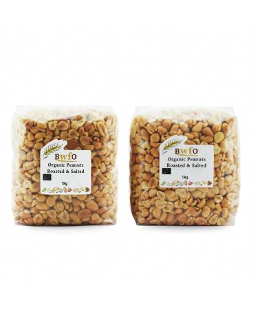 Organic Peanuts Roasted & Salted 2kg (BWFO)