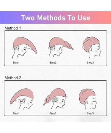 Uraqt Haarurban Towel - Quick-Drying Microfiber Hair Turbans (2 Pack) for Women & Girls - Perfect for All Hair Types (Blue + Yellow) - Buy Online on GoSupps.com