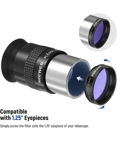 Neewer 1.25 Telescope Moon & CPL Filter + 5 Color Filters Set for Enhanced Lunar & Planetary Observation - Buy Online on GoSupps.com