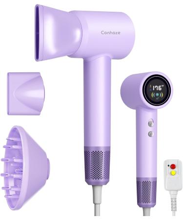Professional Ionic Diffuser Hair Dryer | High-Speed 110 000 RPM Blow Dryer for Curly Hair | Lightweight Low Noise Travel Hairdryer - Upgrade Your Home Salon Experience - Buy Online on GoSupps.com