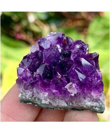 Stone Crafts Natural Amethyst Geode Quartz Cluster Crystal Specimen Restoration of 70-80g kaixun - Buy Online on GoSupps.com