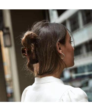 Large Hair Claw Clips for Thick Hair - Set of 4 | Strong Hold Banana Clip for Women with French Design | Ideal Hair Accessories for Long Curly Hair - Buy Online on GoSupps.com