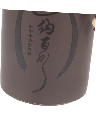 Zerodeko 1pc Office Tea Sealed Canister Sealed Container Tea Jar Food Storage Can Tea Coffee Vintage - Buy Online on GoSupps.com