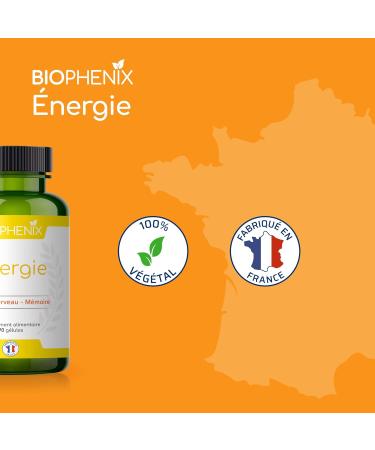 Bioph nix Energie 90 capsules - 100% natural food supplement - D-Serine Adenosine triphosphate (ATP) and Coenzyme Q10 - - Buy Online on GoSupps.com