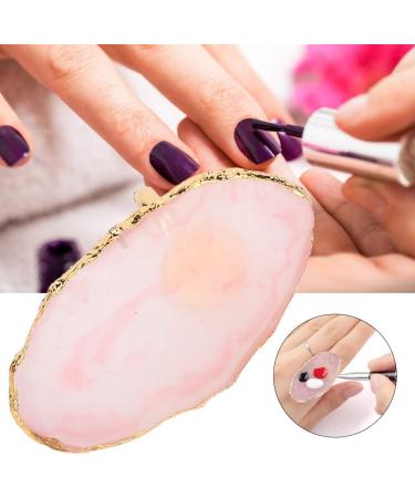 For Resin Mini Nail Art Gel Polish Color Mixing Plate Tips Display Holder Manicure Tools Pink - Buy Online on GoSupps.com