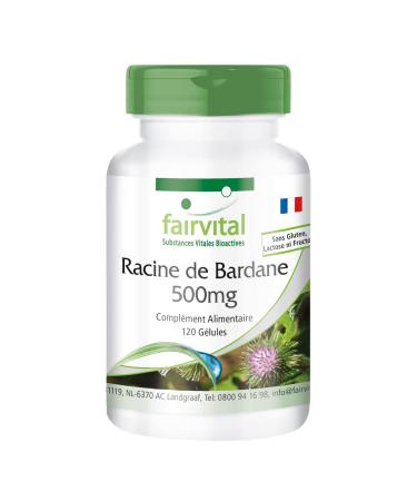 Fairvital | Burdock Root 500mg with Zinc - 120 Vegan Highly Dosed Capsule