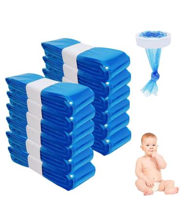 Zoydp 12 pieces of diaper pail cassettes 4.5m refill film diapereder diaper pail after filling film refill cassettes diapers up to 320 diapers for fishing cars dip tipe litter loose blue