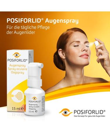 POSIFORLID Eye Spray Relief for Blepharitis & Irritated Eyelids | 15 ml | International Shipping Available - Buy Online on GoSupps.com