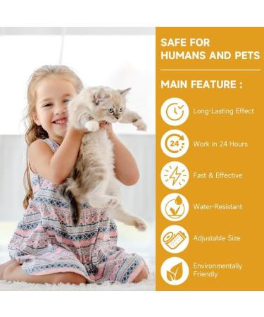 Cat Repellent Treatment Adjustable Cat Repellent Collars Natural Protection Repellent Collar for Cats Water Resistant Repellent Collar for Cats Small-Medium-Large Blue 2pack - Buy Online on GoSupps.com