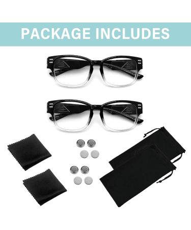 Lighted Reading Glasses with LED - Blue Light Blocking Magnifying Eyeglasses +3.00 - Perfect for Reading Anytime Anywhere - Buy Online on GoSupps.com