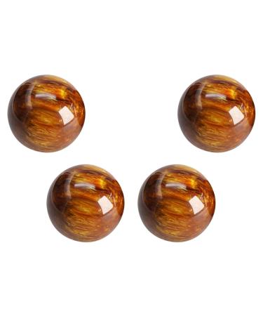 Lurrose 4 pieces handle squeeze exercise handle of the hand coach Handballs baoding balls ornaments to tinker resin tools t-tools handproof synthetic resin handicraft fitness massage