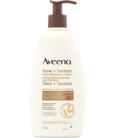 Aveeno Tone and Texture Daily Renewing Lotion Fragrance-Free Dry Skin & Keratosis Pilaris & Daily Moisturizing Body Wash with Pump Colloidal Oatmeal Women's Men's - Sensitive Skin Moisturizer + Body Wash 975 mL - Buy Online on GoSupps.com